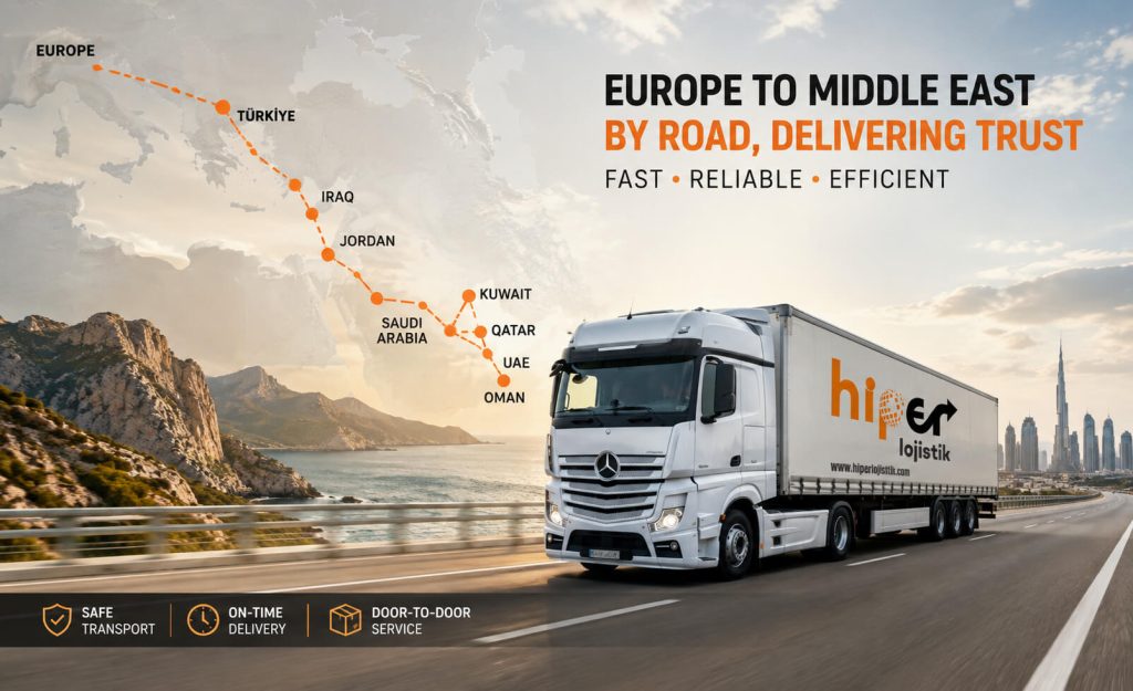 Europe to the Middle East by Road Freight: Routes, Transit Times & Customs Guide