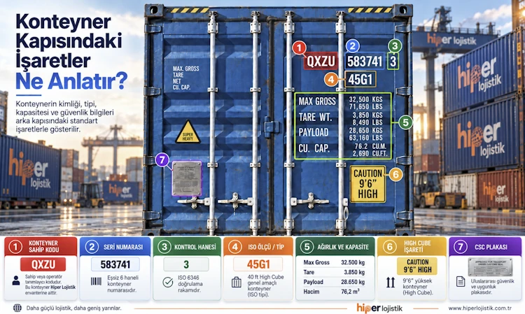 Konteyner Kodları Ne Anlama Gelir?